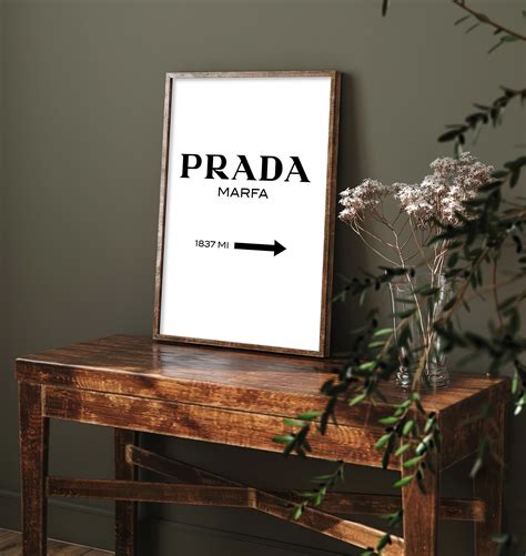 prada wall art framed|prada posters.